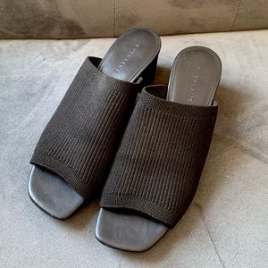 Everlane The Glove Mule in Reknit Black Size 8.5